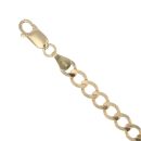 9ct Yellow Gold Curb Bracelet 8"
