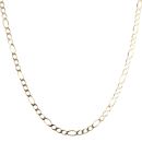 9ct Yellow Gold Figaro Chain 18"
