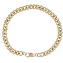 9ct Yellow Gold Curb Bracelet 8"