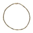 14ct Yellow And White Gold Fancy Bracelet 7"