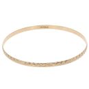9ct Yellow Gold Patterned Bangle