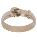 9ct Yellow Gold Buckle Ring