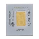 1g Pamp Suisse Sealed Gold Bar