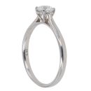 9ct White Gold 0.50ct Brilliant Cut Lab Grown Diamond Solitaire Ring