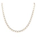 9ct Yellow Gold Long Link Fancy Chain 16"