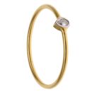 22ct Yellow Gold Pear Cubic Zirconia Fancy Ring