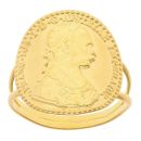 14ct Yellow Gold Fancy Coin Ring