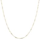 9ct Yellow Gold Curb Twist Chain 18"