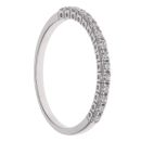 Silver Cubic Zirconia Half Eternity Ring By Icesia