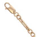 9ct Yellow Gold Fancy Bar Bracelet 8"