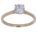 9ct Yellow Gold 1.00ct Brilliant Cut Lab Grown Diamond Solitaire Ring