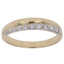18ct Yellow Gold 0.20ct Brilliant Cut Diamond Fancy Ring