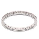 18ct White Gold 0.50ct Brilliant Cut Diamond Eternity Ring
