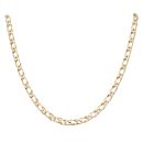 9ct Yellow Gold Double Curb Chain 20"