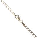 9ct Yellow Gold Square Curb Chain 22"