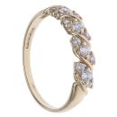 9ct Yellow Gold Cubic Zirconia Fancy Ring