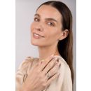 9ct White Gold 2.00ct Lab Grown Diamond Trilogy Ring