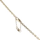 9ct Yellow Gold Square Links Belcher Chain 18"