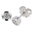 9ct White Gold 0.30ct Diamond Solitaire Stud Earrings