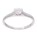 9ct White Gold 0.20ct Diamond Solitaire Ring
