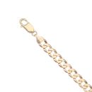 9ct Yellow Gold Curb Bracelet 8"