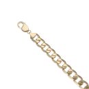 9ct Yellow Gold Curb Bracelet 8"