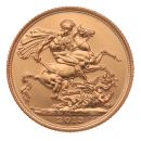 2013 Elizabeth II Fourth Portrait UK Full Sovereign Coin