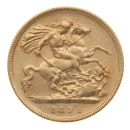 1894 Victoria Old Head UK Half Sovereign Coin