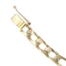 9ct Yellow Gold Figaro Bracelet 8.5"