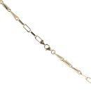 14ct Yellow Gold Barleycorn And Belcher 24" Chain