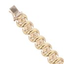 9ct Yellow Gold Patterned Fancy Bracelet 7"