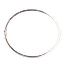 18ct White Gold 0.55ct Brilliant Cut Diamond Hinged Bangle