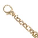 9ct Yellow Gold Stars and Bars Bracelet 9.5"