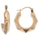 9ct Yellow Gold Creole Earrings
