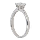 18ct White Gold 0.75ct Princess Cut Diamond Solitaire Ring