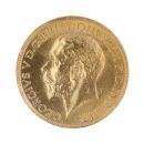 1927 George V Large Head South Africa Full Sovereign Coin