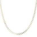 9ct Yellow Gold Square Curb Chain 18"