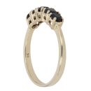 9ct Yellow Gold Five Stone Sapphire Ring