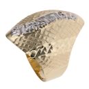 9ct Yellow and White Gold Textured Greek Key Fancy Ring