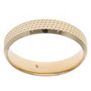14ct Yellow Gold Textured Wedding Band 5mm