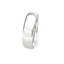 9ct White Gold Slight Court Wedding Band 5mm