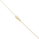 9ct Yellow Gold Cubic Zirconia Fancy Pendant and Chain 18"