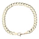 9ct Yellow Gold Curb Bracelet 8"
