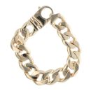 9ct Yellow Gold Curb Bracelet 8.5"