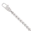 Unique & Co Stainless Steel Matte Box Bracelet 8"