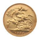 1903 Edward VII Large Head UK Half Sovereign Coin