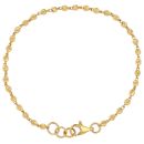 22ct Yellow Gold Bead Bracelet 6.5"