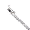 9ct White Gold 3.00ct Lab Grown Diamond Tennis Bracelet 7"