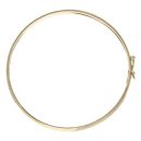 9ct Yellow Gold Frosted Bangle