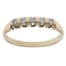 9ct Yellow Gold 0.25ct Brilliant Cut Five Stone Ring